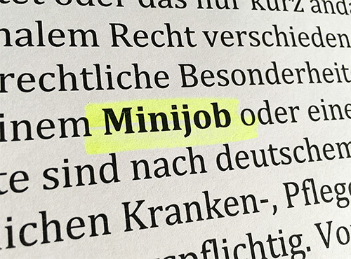 Bild Ratgeber: Minijobs / 450-Euro-Jobs als Beschäftigungsform für Schüler